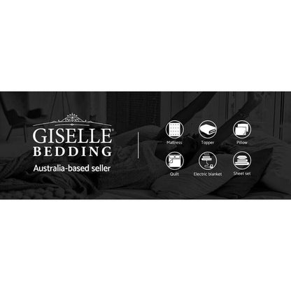 Giselle 11-Zone Memory Foam Topper Cool Gel Mattress Toppers W/Bamboo Cover