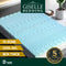 Giselle 11-Zone Memory Foam Topper Cool Gel Mattress Toppers W/Bamboo Cover